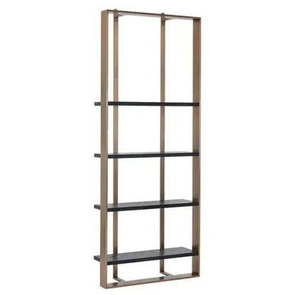 Dalton Steel Framed Modern Etagere-Etageres-SUNPAN-LOOMLAN
