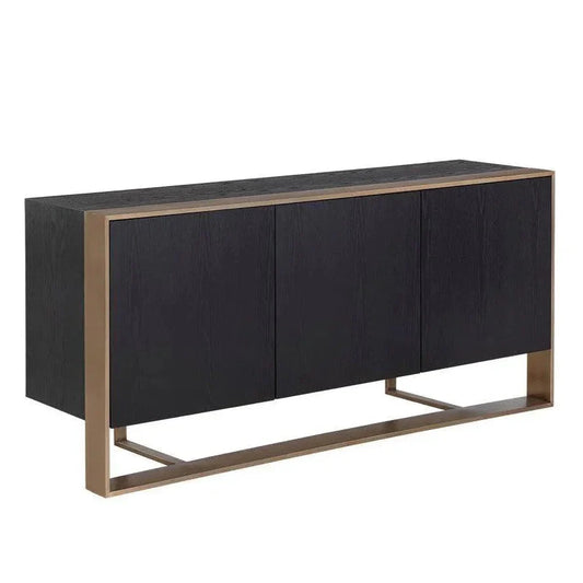 Dalton Wooden Steel Sideboard - LOOMLAN - SUNPAN - Sideboards
