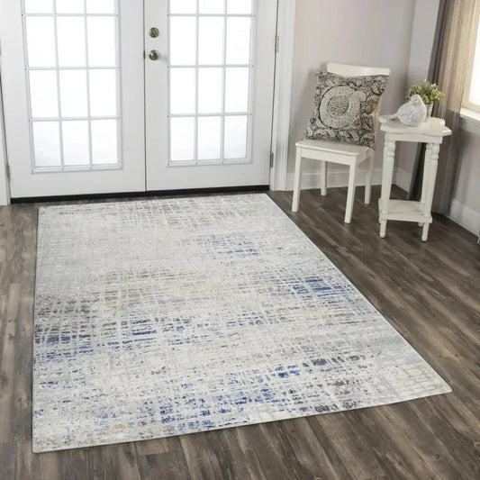 Dama Abstract Gray Kitchen Hallway Runner Rug - LOOMLAN - LOOMLAN - Area Rugs