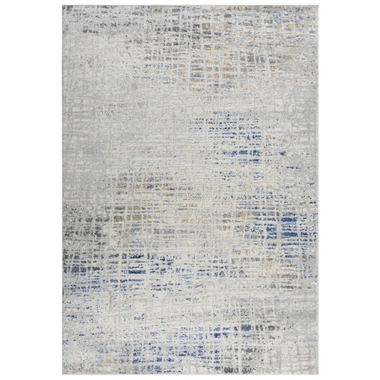 Dama Abstract Gray Kitchen Hallway Runner Rug - LOOMLAN - LOOMLAN - Area Rugs