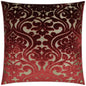 Damascus Wine Traditional Red Large Throw Pillow Insert - LOOMLAN - D.V. Kap - Throw Pillows