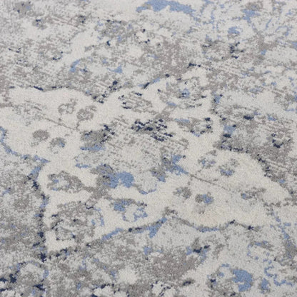 Damm Medallion Gray Kitchen Hallway Runner Rug - LOOMLAN - LOOMLAN - Area Rugs