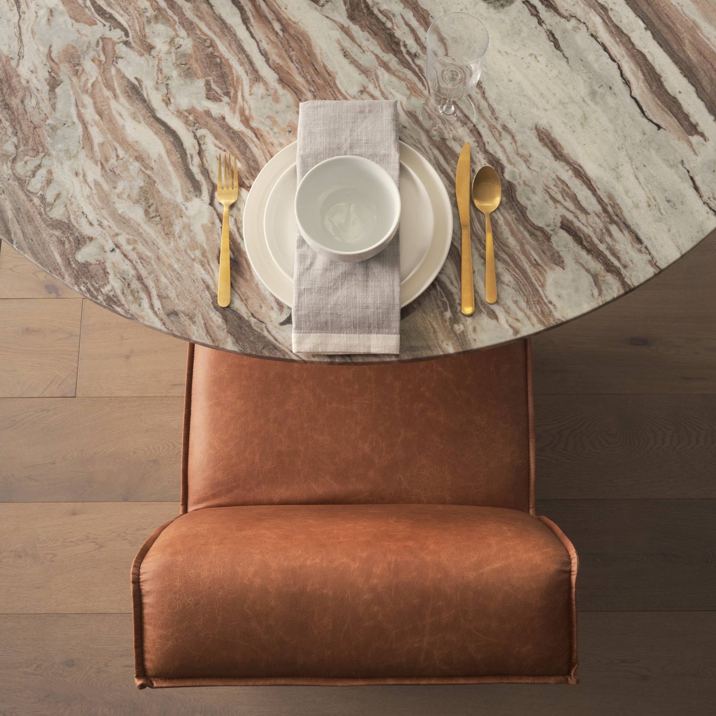 Damon Leather Dining Chair (Set of 2)