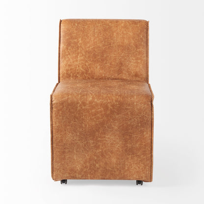 Damon Leather Dining Chair (Set of 2)