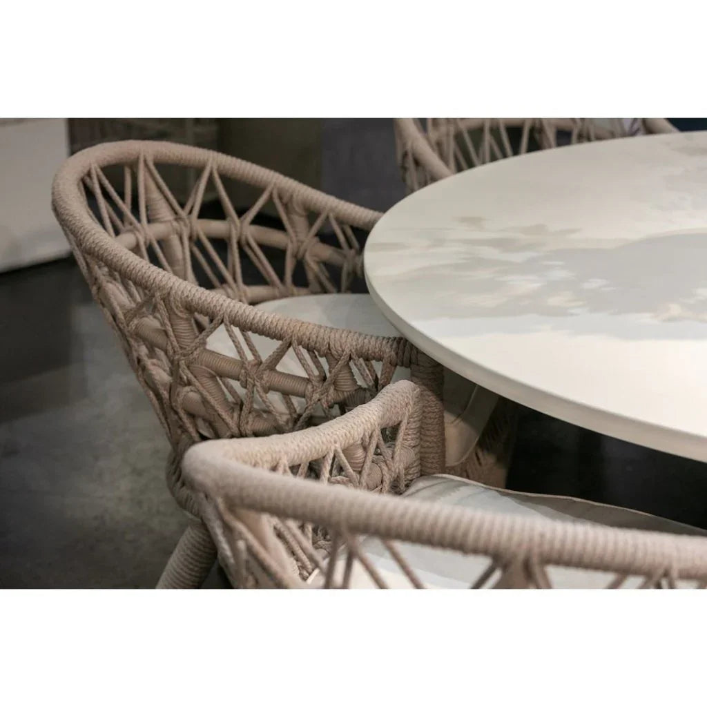 Dana Rope Outdoor Dining Chair 2PC-Outdoor Dining Chairs-Sunset West-LOOMLAN