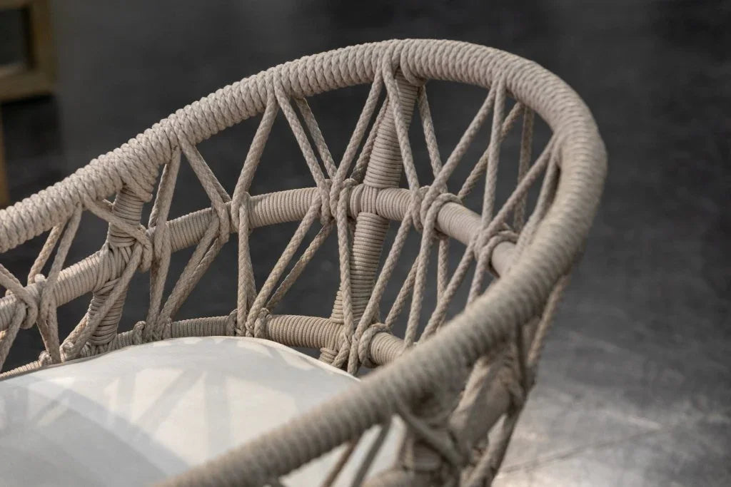 Dana Rope Outdoor Dining Chair 2PC-Outdoor Dining Chairs-Sunset West-LOOMLAN