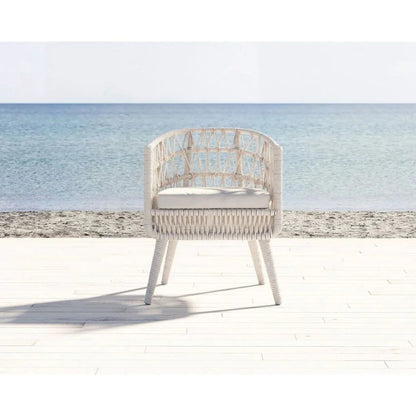 Dana Rope Outdoor Dining Chair 2PC-Outdoor Dining Chairs-Sunset West-LOOMLAN