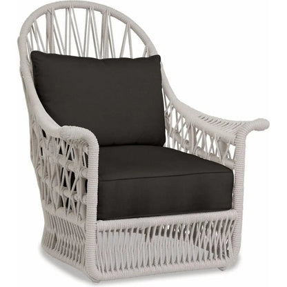 Dana Rope Weather-Resistant Outdoor Chair-Outdoor Accent Chairs-Sunset West-Spectrum Carbon-LOOMLAN