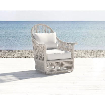 Dana Rope Weather-Resistant Outdoor Chair-Outdoor Accent Chairs-Sunset West-LOOMLAN