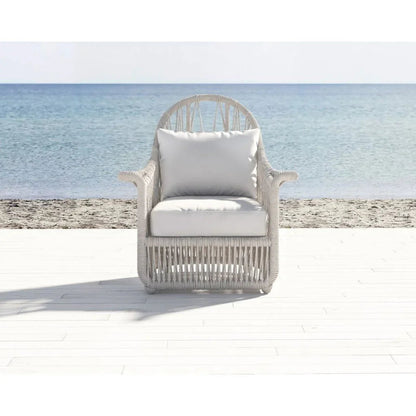 Dana Rope Weather-Resistant Outdoor Chair-Outdoor Accent Chairs-Sunset West-LOOMLAN