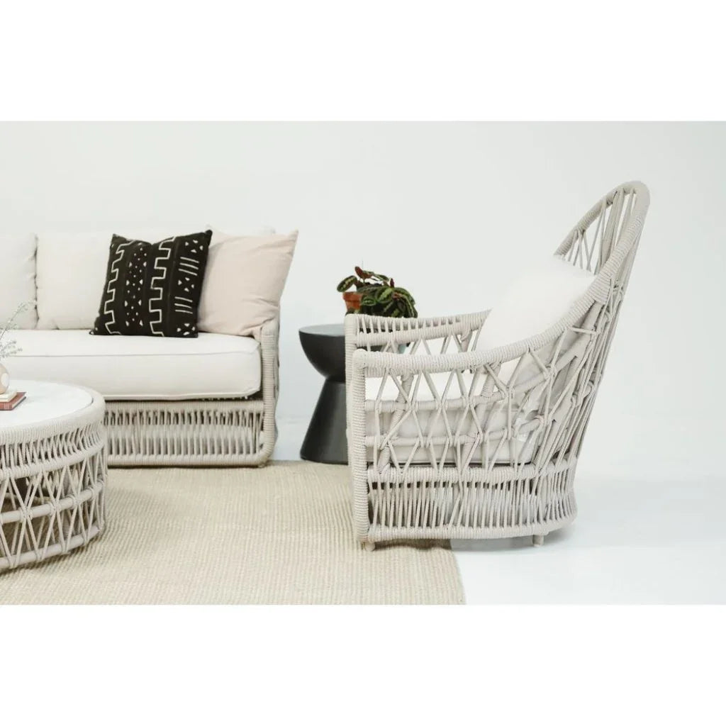 Dana Rope Weather-Resistant Outdoor Chair-Outdoor Accent Chairs-Sunset West-LOOMLAN