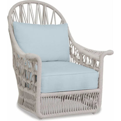Dana Rope Weather-Resistant Outdoor Chair-Outdoor Accent Chairs-Sunset West-Canvas Skyline-LOOMLAN