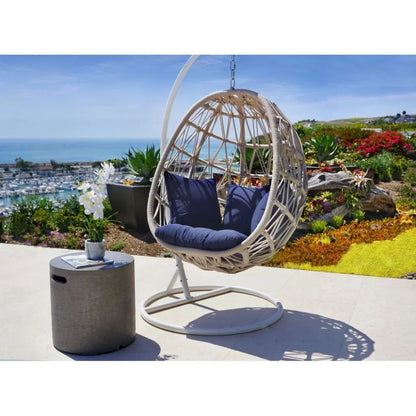 Dana Sunbrella Hanging Outdoor Hangging Chair-Outdoor Hanging Chairs-Sunset West-LOOMLAN