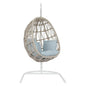 Dana Sunbrella Hanging Outdoor Hangging Chair-Outdoor Hanging Chairs-Sunset West-Canvas Skyline-LOOMLAN