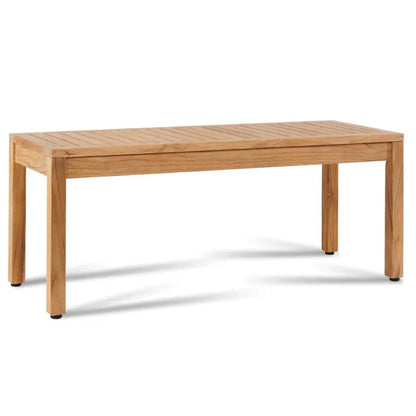 Dane 2-Person Teak Outdoor Bench-Outdoor Benches-HiTeak-LOOMLAN