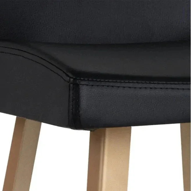 Dani Leather Counter Stool - LOOMLAN - SUNPAN - Counter Stools