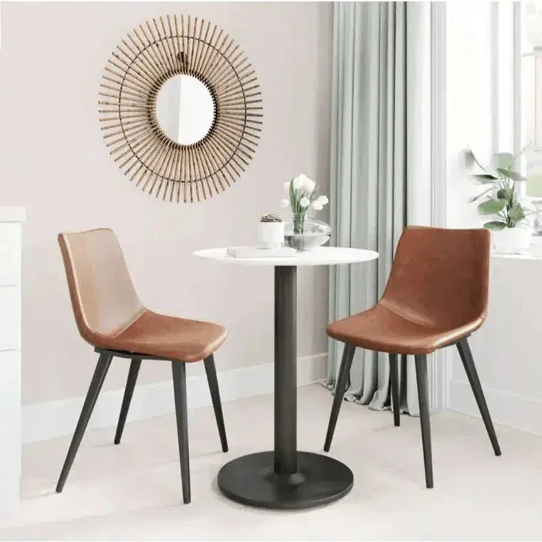 Daniel Performance Fabric Armless Dining Chair 2PC - LOOMLAN - Zuo Modern - Dining Chairs