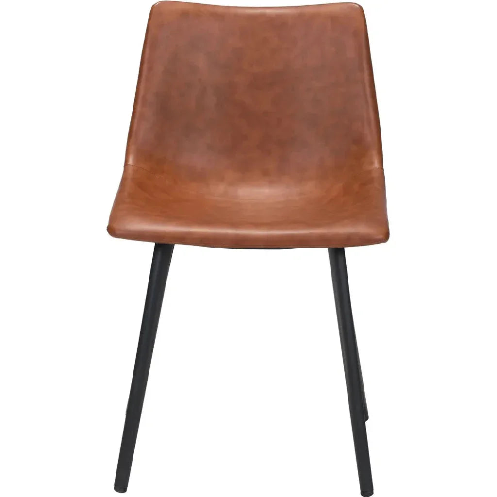 Daniel Performance Fabric Armless Dining Chair 2PC - LOOMLAN - Zuo Modern - Dining Chairs