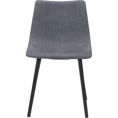 Daniel Performance Fabric Armless Dining Chair 2PC - LOOMLAN - Zuo Modern - Dining Chairs