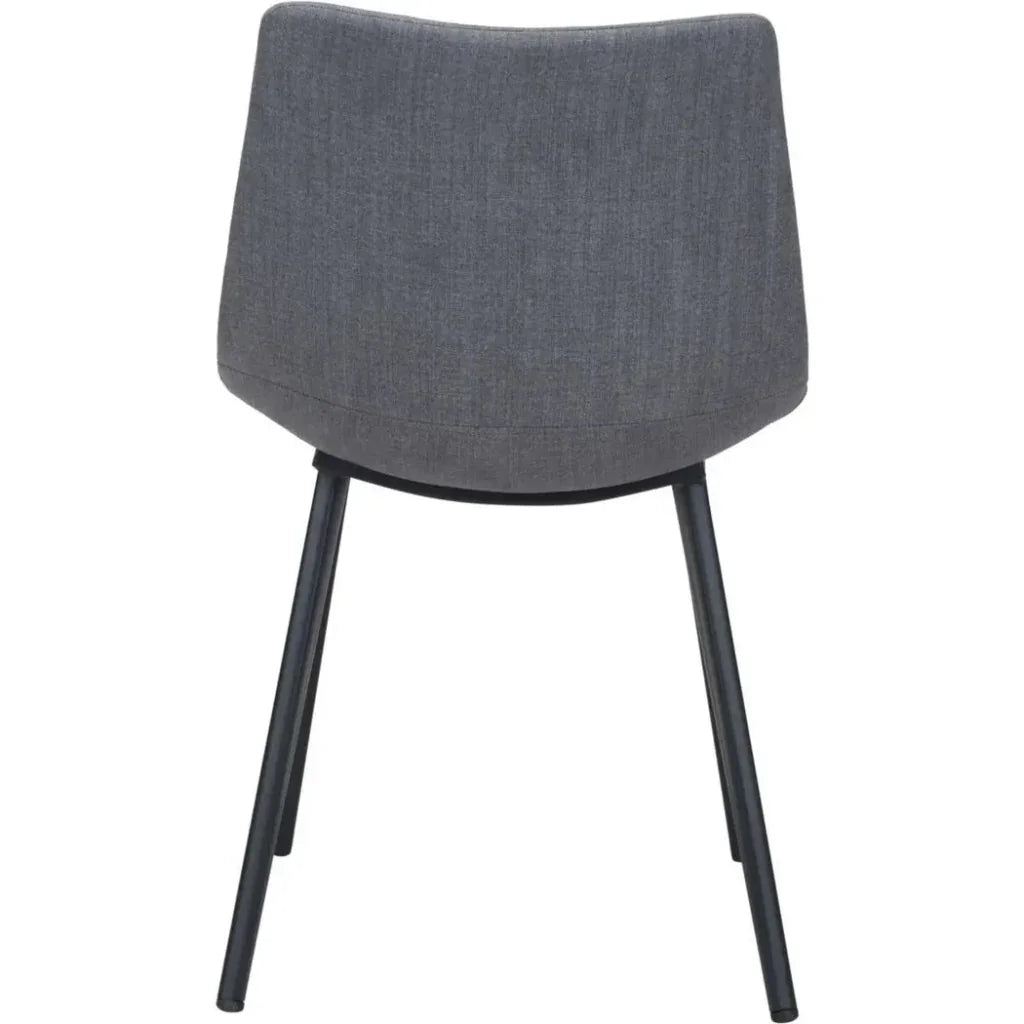 Daniel Performance Fabric Armless Dining Chair 2PC - LOOMLAN - Zuo Modern - Dining Chairs