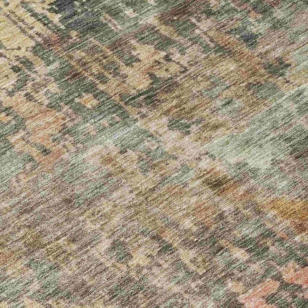 Danira Green Washable Indoor - Outdoor Rug - LOOMLAN - LOOMLAN Rugs - Outdoor Rugs