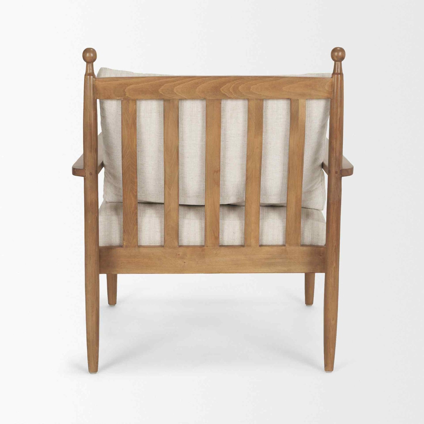 Danni Beige Fabric Lounge Chair