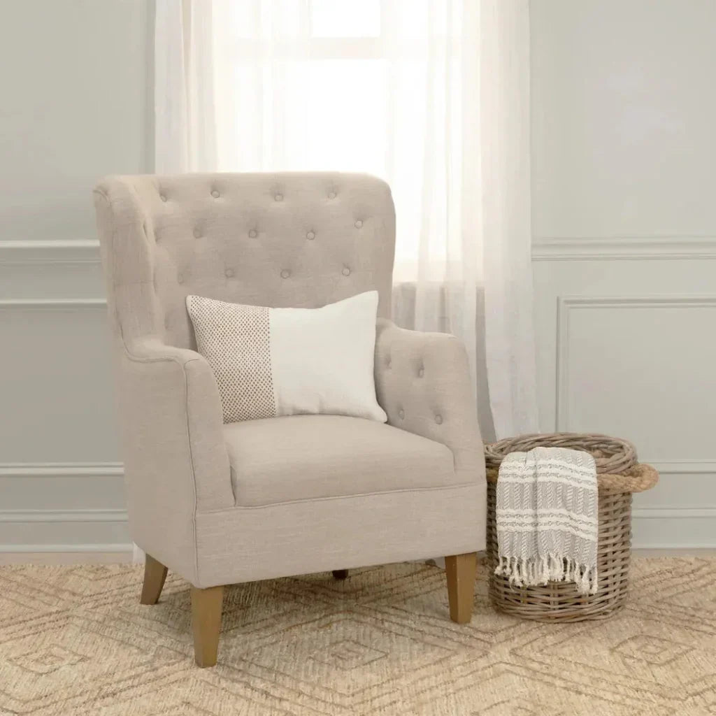 Dante Color Block Lumbar Pillow For Couch - LOOMLAN - LOOMLAN - Throw Pillows