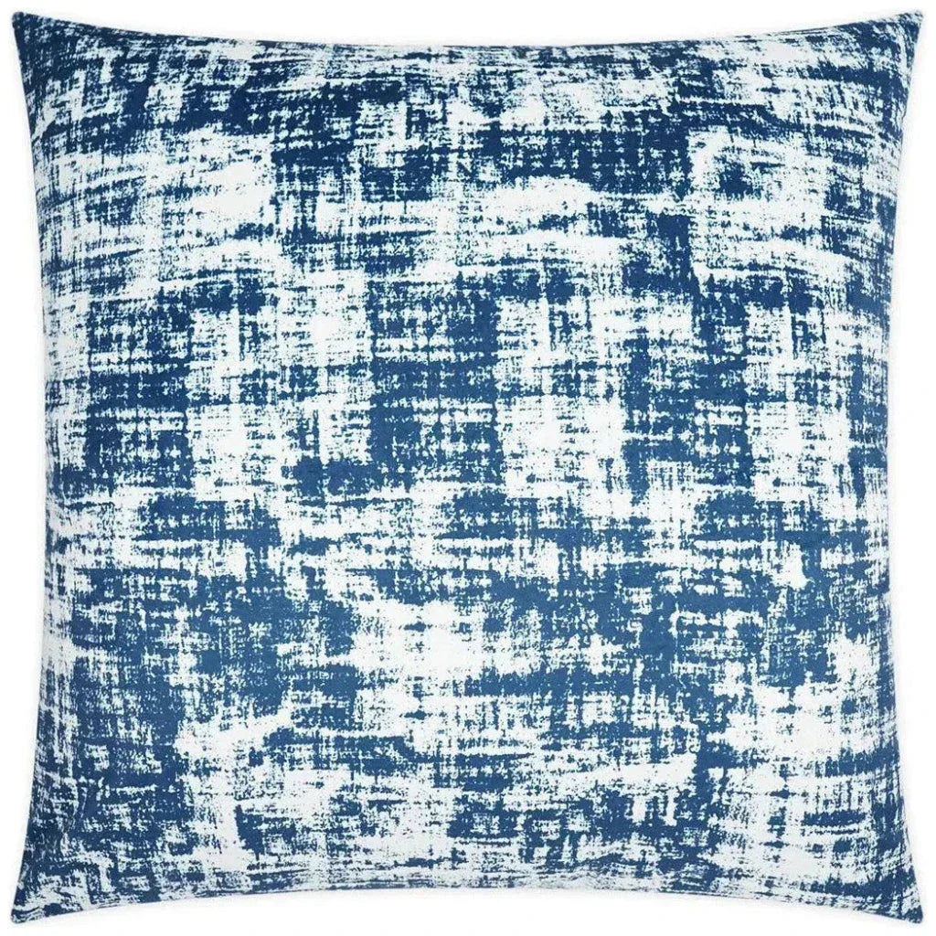 Dante Navy Abstract Navy Large Throw Pillow Insert - LOOMLAN - D.V. Kap - Throw Pillows