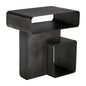 Danville Industrial Steel Side Table - LOOMLAN - Noir - Side Tables