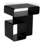 Danville Industrial Steel Side Table - LOOMLAN - Noir - Side Tables