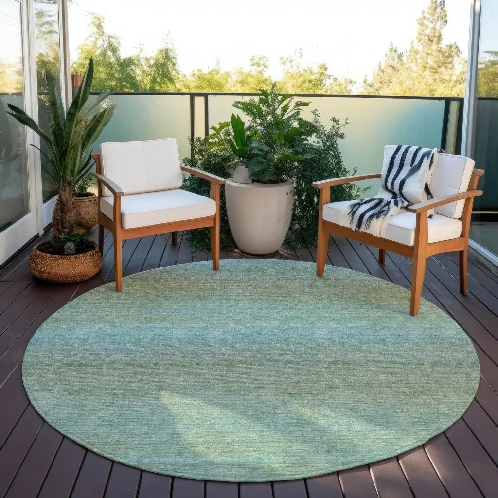 Daphara Teal Washable Indoor - Outdoor Rug - LOOMLAN - LOOMLAN Rugs - Outdoor Rugs
