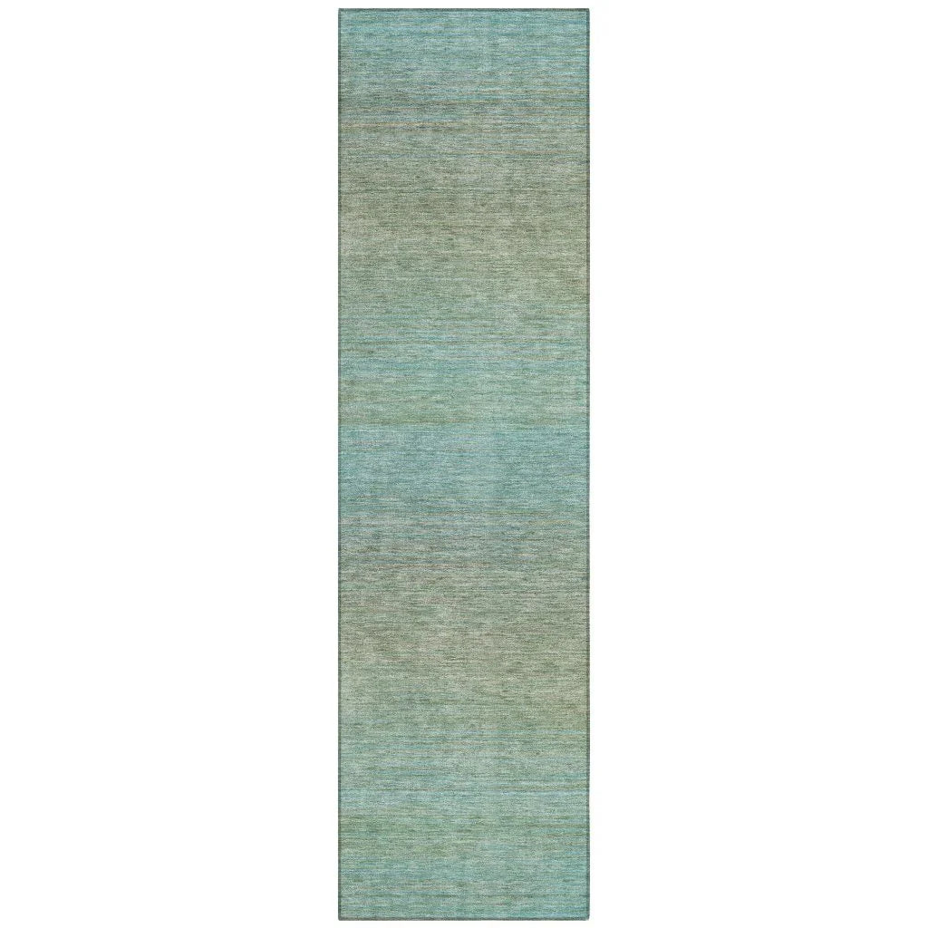 Daphara Teal Washable Indoor - Outdoor Rug - LOOMLAN - LOOMLAN Rugs - Outdoor Rugs