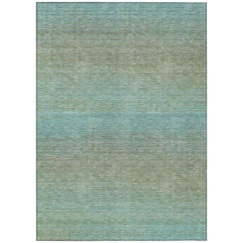 Daphara Teal Washable Indoor - Outdoor Rug - LOOMLAN - LOOMLAN Rugs - Outdoor Rugs