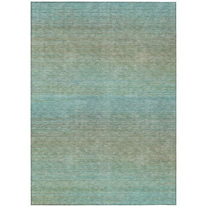 Daphara Teal Washable Indoor - Outdoor Rug - LOOMLAN - LOOMLAN Rugs - Outdoor Rugs