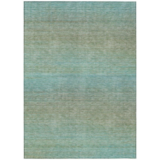 Daphara Teal Washable Indoor - Outdoor Rug - LOOMLAN - LOOMLAN Rugs - Outdoor Rugs