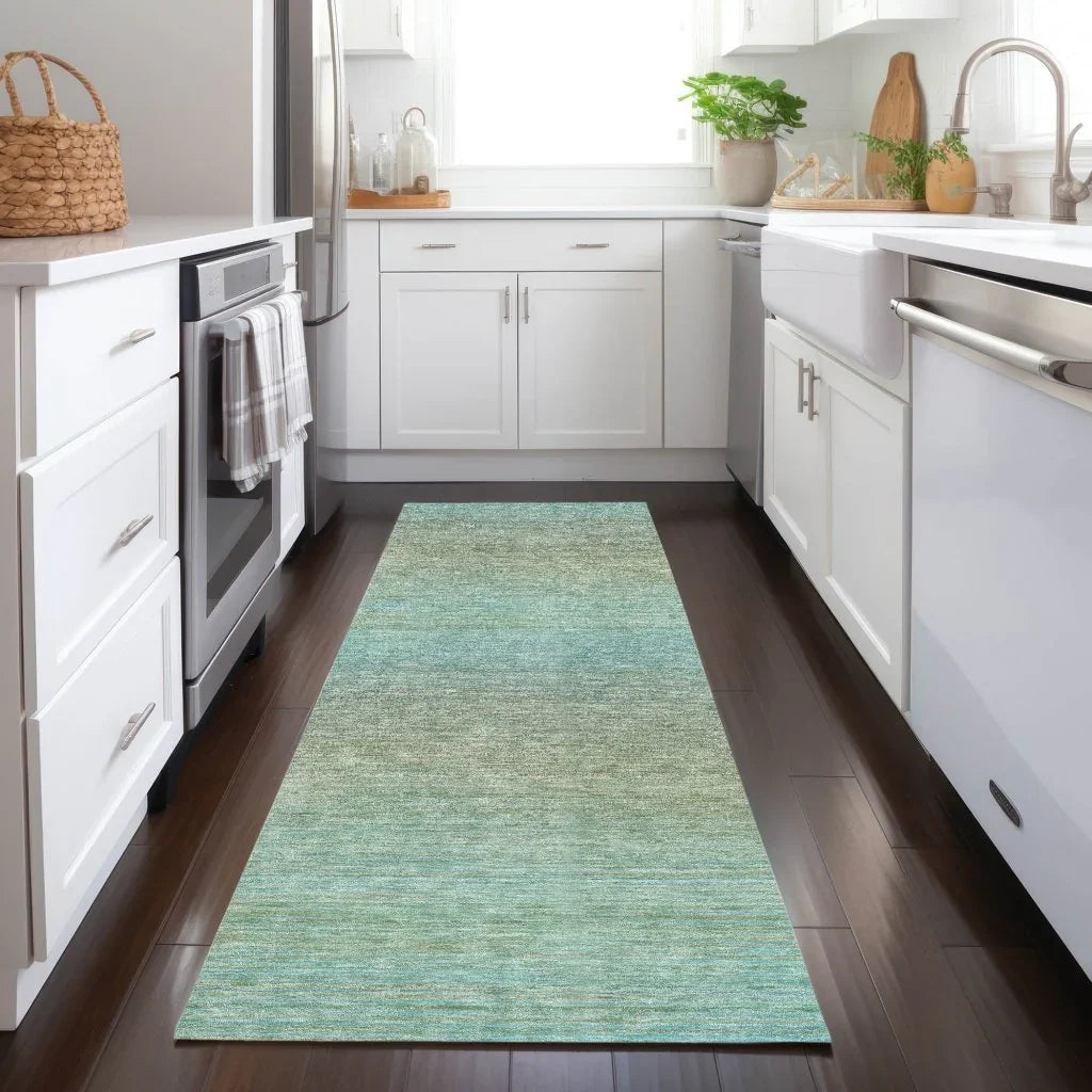 Daphara Teal Washable Indoor - Outdoor Rug - LOOMLAN - LOOMLAN Rugs - Outdoor Rugs