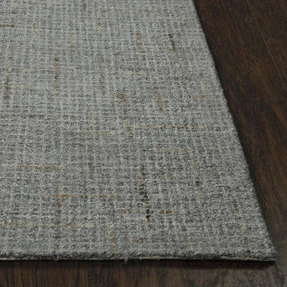 Daps Checkered Gray Area Rugs For Living Room - LOOMLAN - LOOMLAN - Area Rugs