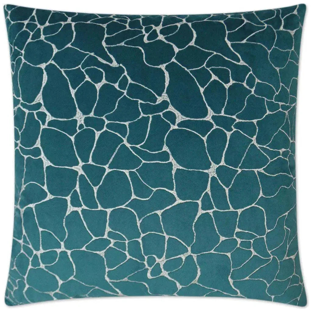 Dare Laguna Teal Throw Pillow With Insert - LOOMLAN - D.V. Kap - Throw Pillows
