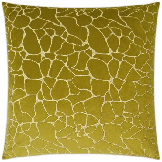 Dare Sulfur Yellow Throw Pillow With Insert - LOOMLAN - D.V. Kap - Throw Pillows