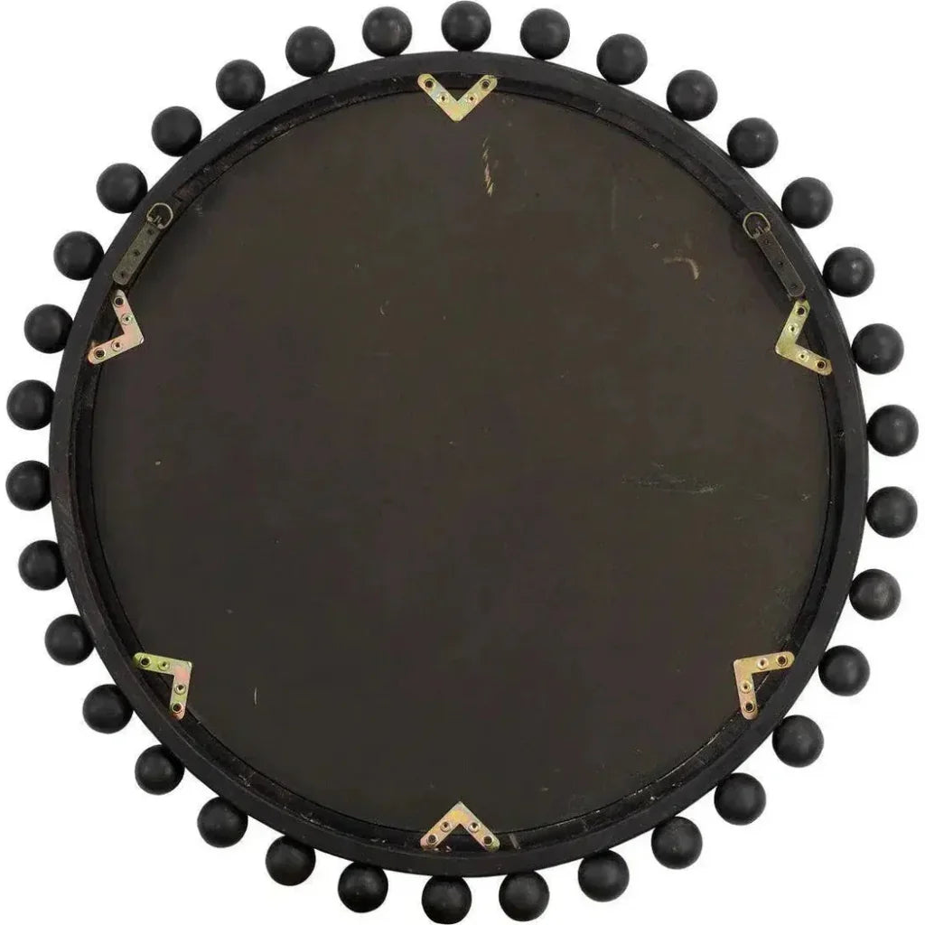 Dark Charcoal Fir Wood Brighton Wall Mirror - LOOMLAN - Jamie Young - Wall Mirrors