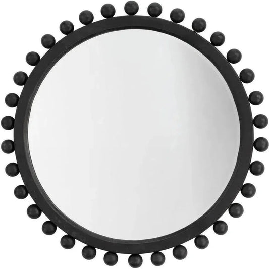 Dark Charcoal Fir Wood Brighton Wall Mirror - LOOMLAN - Jamie Young - Wall Mirrors