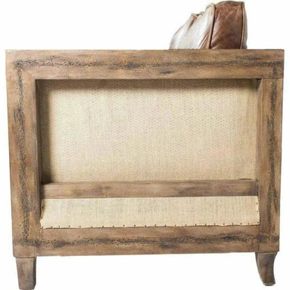 Darlington Brown Leather Lawson Sofa - LOOMLAN - Moe's Home - Sofas & Loveseats