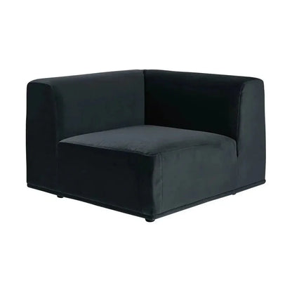 Darren Fabric Modular Corner Chair-Modular Sofas-SUNPAN-Smokescreen-LOOMLAN