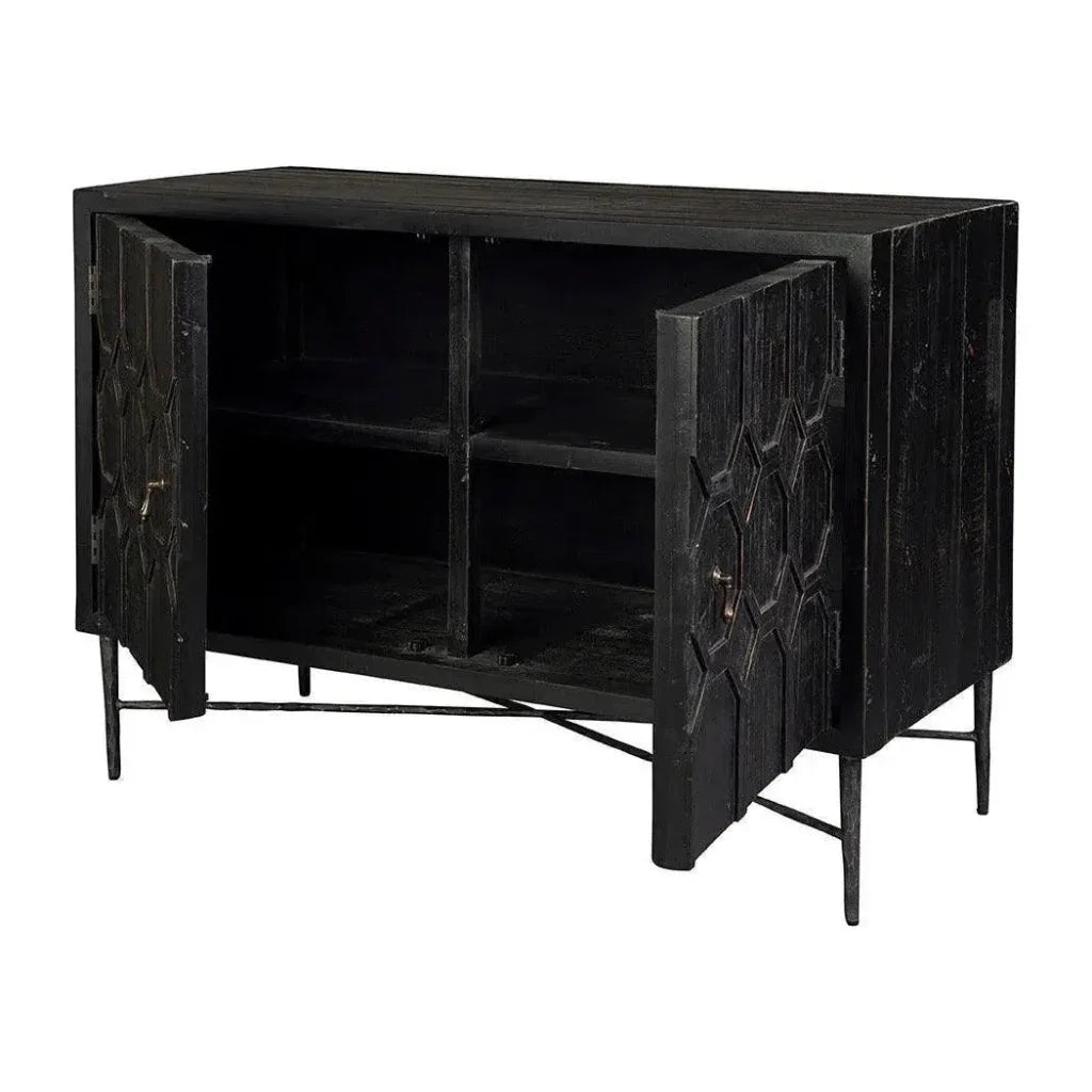 Dartington Wood Black Cabinet - LOOMLAN - Furniture Classics - Accent Cabinets