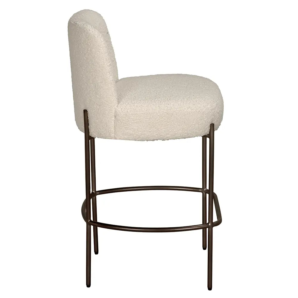 Darwin Boucle Fabric Counter Stool