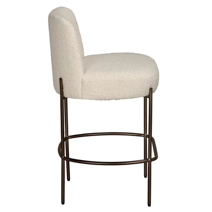 Darwin Boucle Fabric Counter Stool