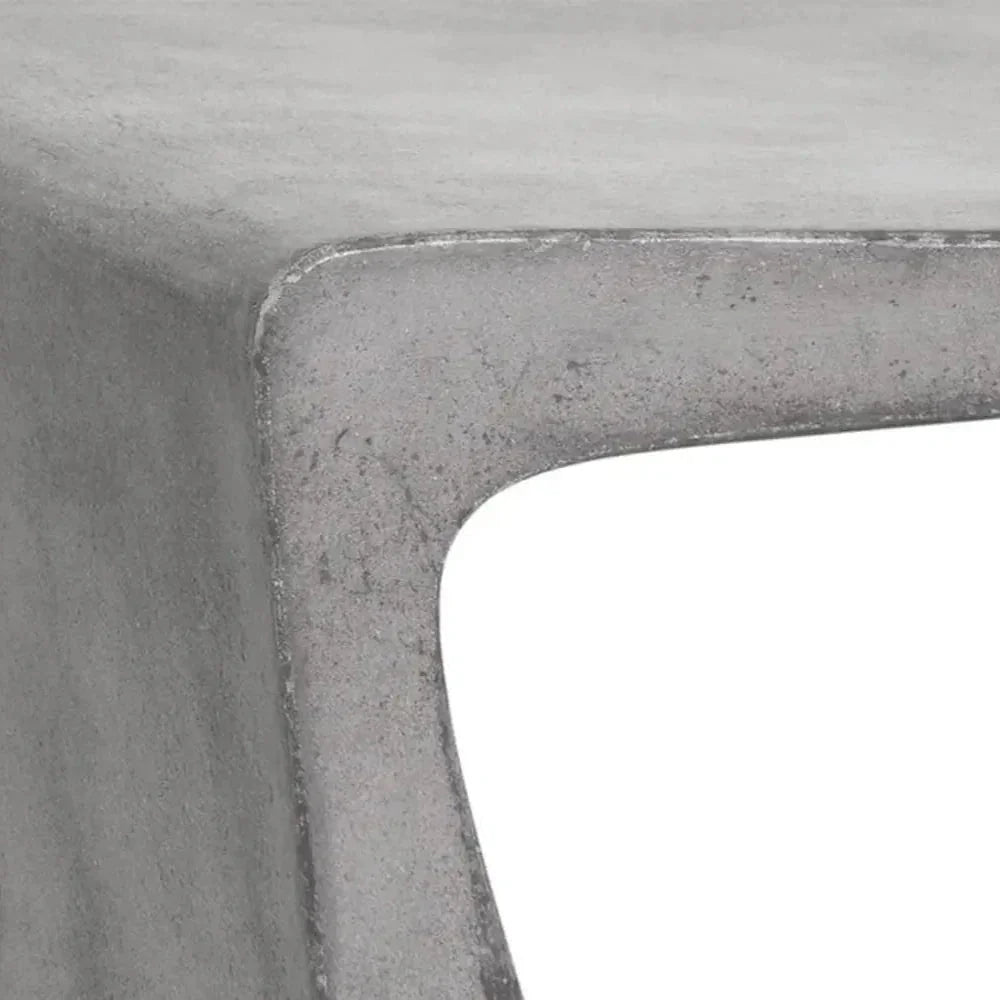 Darwin Concrete Outdoor End Table - LOOMLAN - SUNPAN - Outdoor Side Tables