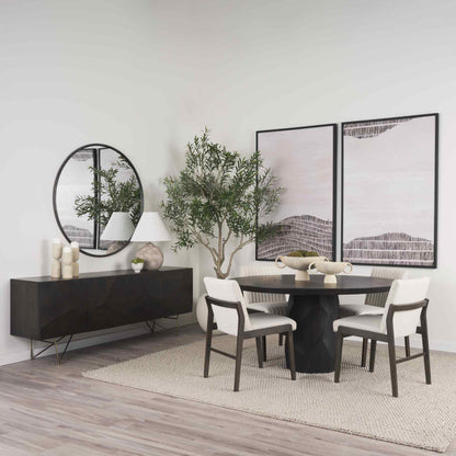 Darwin Four Doors Wood Sideboard