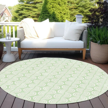 Darya Green Washable Indoor-Outdoor Rug-Outdoor Rugs-LOOMLAN Rugs-LOOMLAN
