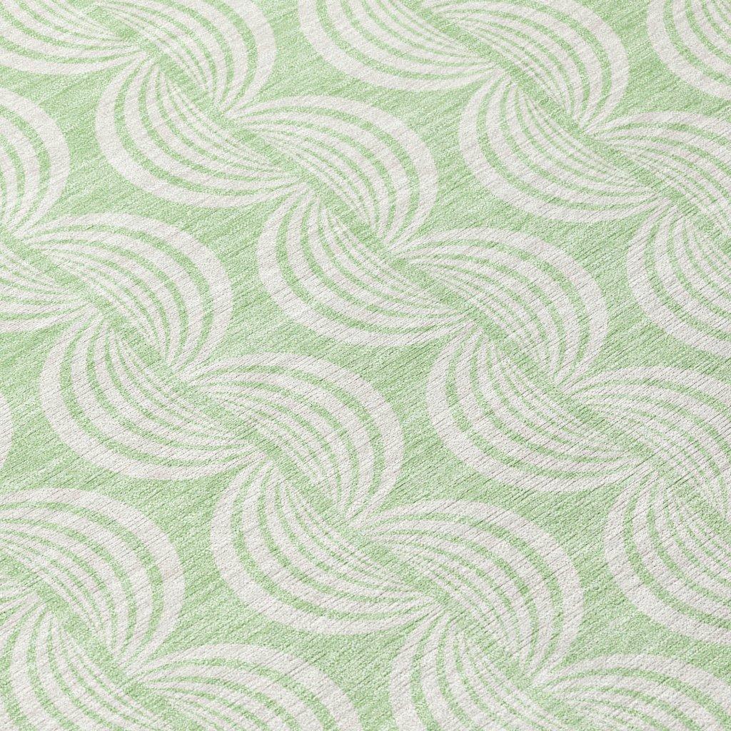Darya Green Washable Indoor-Outdoor Rug-Outdoor Rugs-LOOMLAN Rugs-LOOMLAN